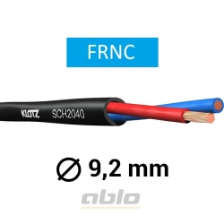 KLOTZ SCH2040 Przewód kabel głośnikowy 2x4,0 mm2 FRNC LHC